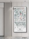 中国北京市地图装饰画电子版素材