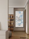 中国安庆市地图装饰画电子版素材
