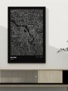 Viet Nam/越南Ha Noi/河内地图装饰画电子版素材
