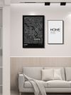 Viet Nam/越南Ha Noi/河内地图装饰画电子版素材