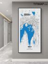 Norway/挪威Oslo/奥斯陆地图装饰画电子版素材