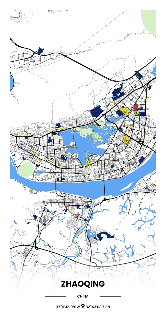 中国肇庆市地图底图电子版素材